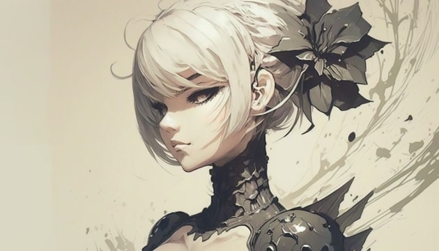 2b-art-style-of-aiartes