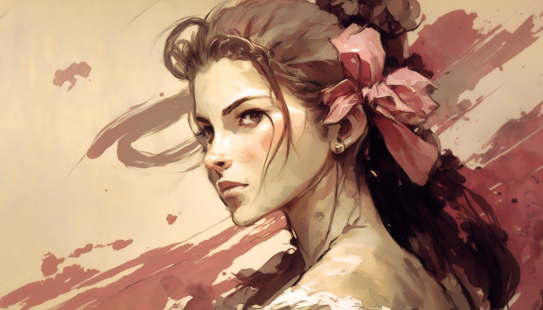 aerith-gainsborough-art-style-of-claire-wendling