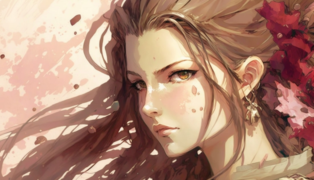 aerith-gainsborough-art-style-of-greg-tocchini