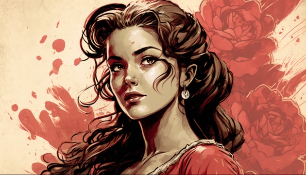 aerith-gainsborough-art-style-of-jack-kirby