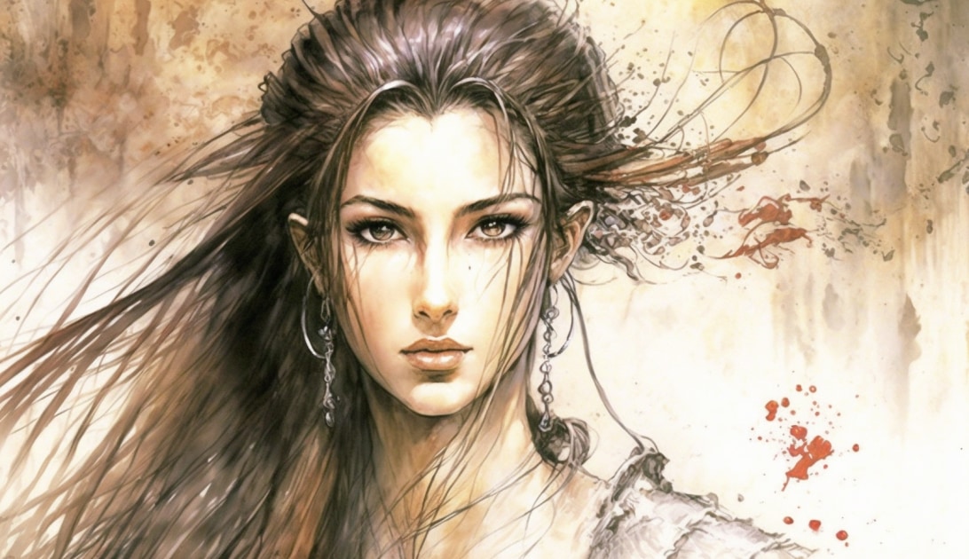 aerith-gainsborough-art-style-of-luis-royo