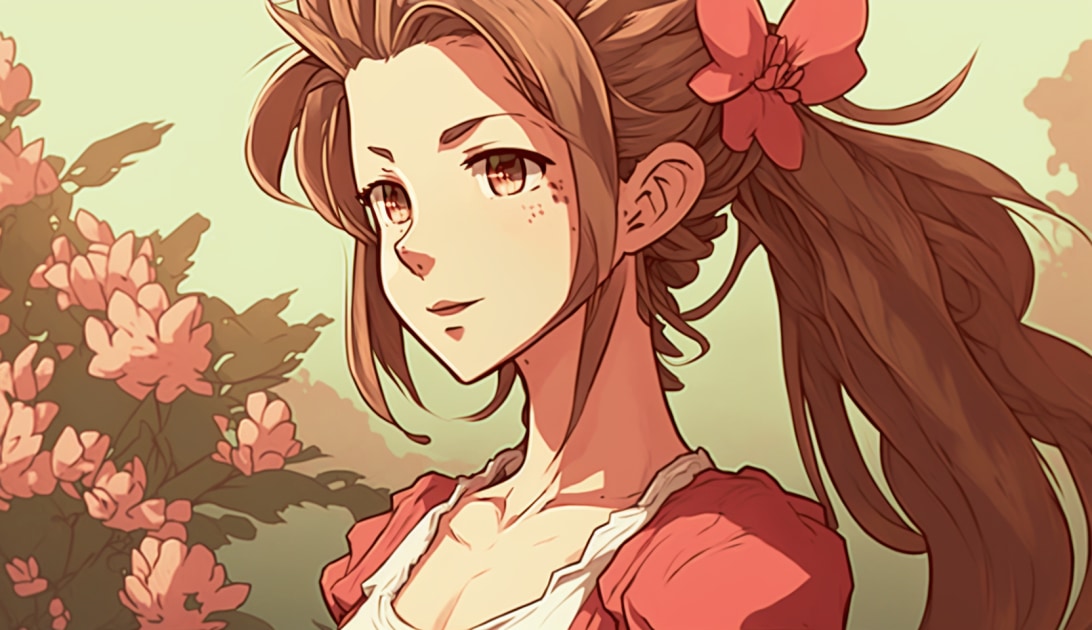 aerith-gainsborough-art-style-of-mamoru-hosoda