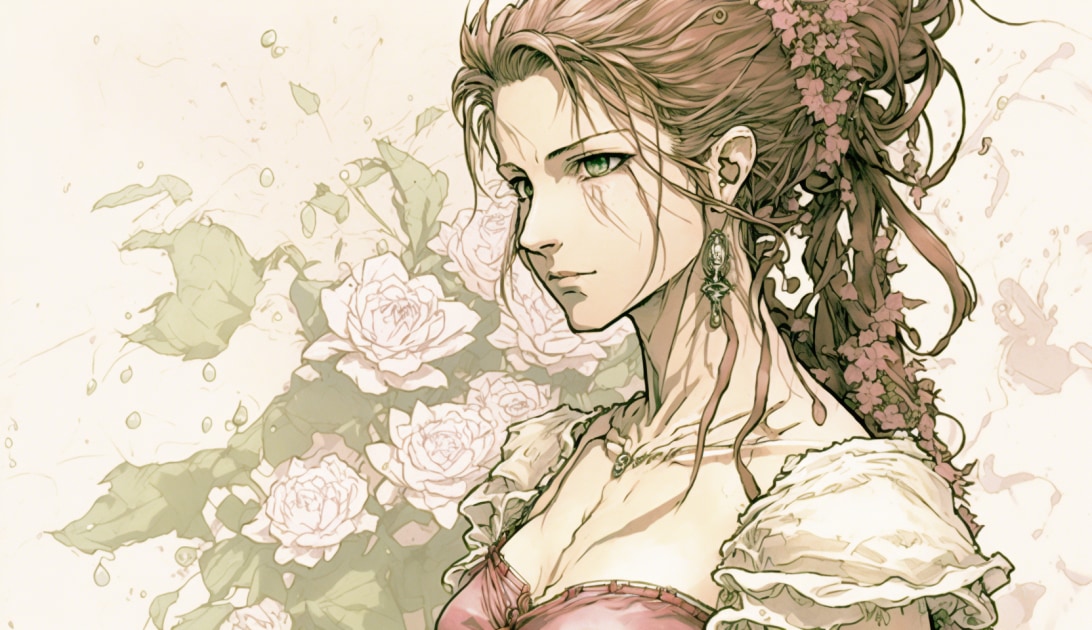 aerith-gainsborough-art-style-of-michael-kaluta