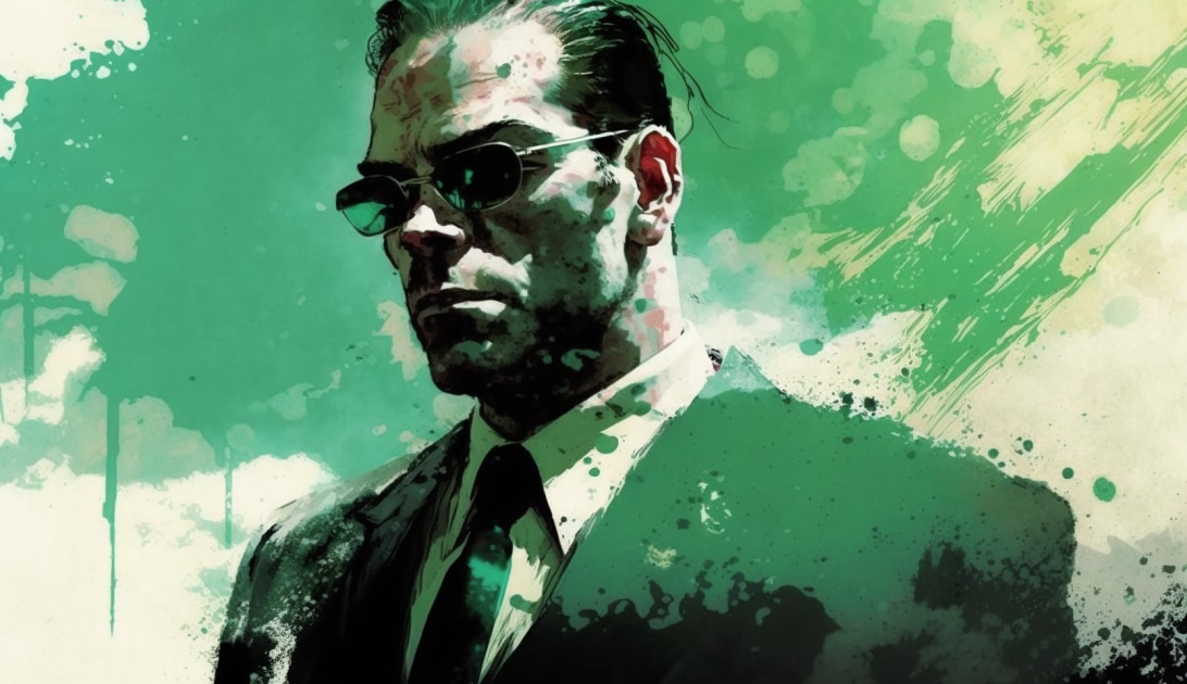 agent-smith-art-style-of-bill-sienkiewicz