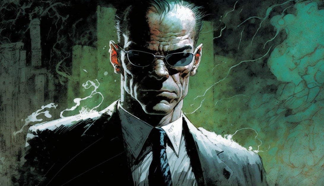 agent-smith-art-style-of-jim-lee