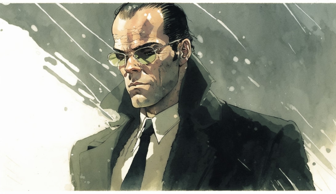 agent-smith-art-style-of-milo-manara