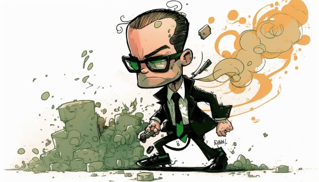 agent-smith-art-style-of-skottie-young
