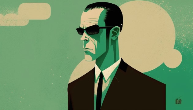 agent-smith-art-style-of-tracie-grimwood