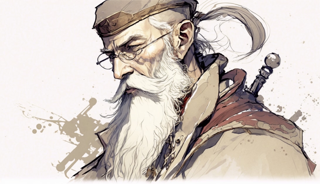 albus-dumbledore-art-style-of-akihiko-yoshida