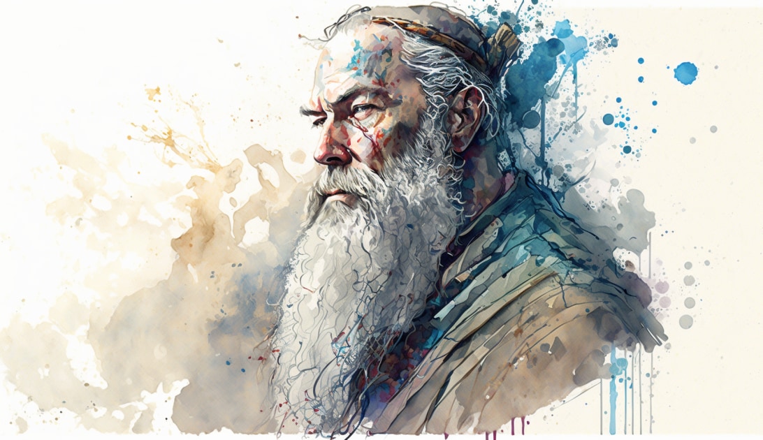 albus-dumbledore-art-style-of-david-mack