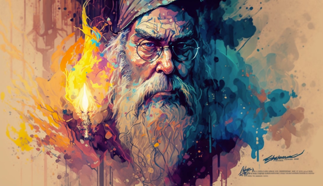 albus-dumbledore-art-style-of-ralph-bakshi