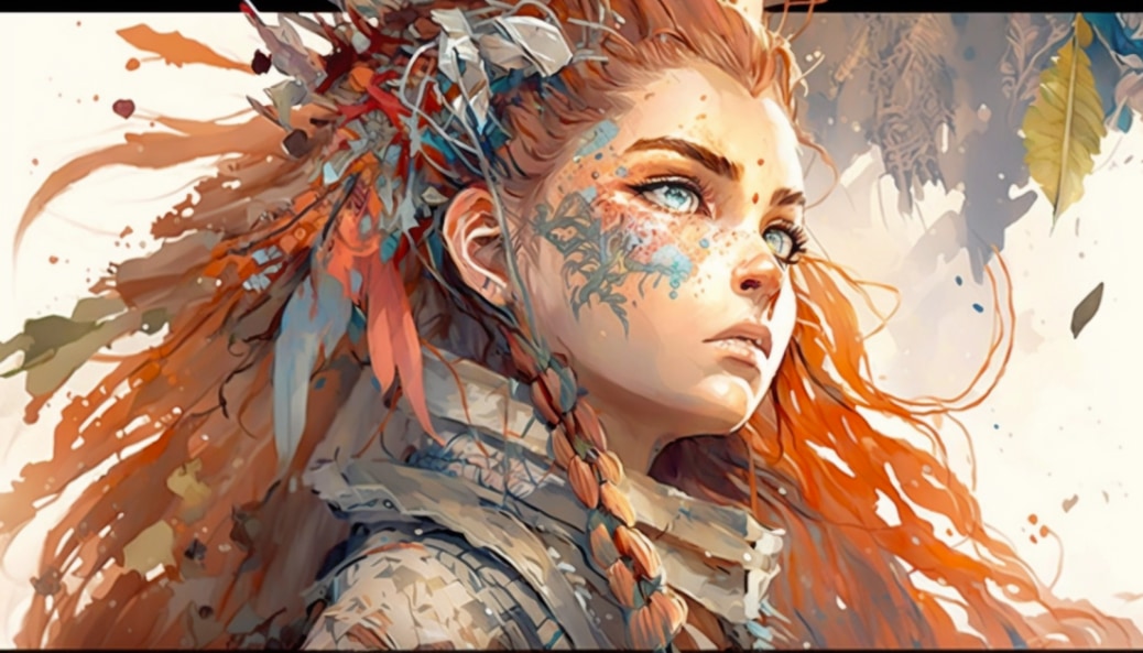 aloy-art-style-of-yoshitaka-amano