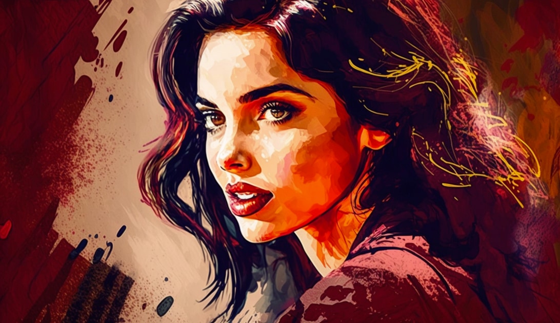 ana-de-armas-art-style-of-ralph-bakshi