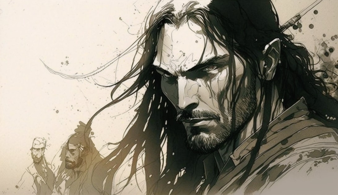 aragorn-art-style-of-claire-wendling