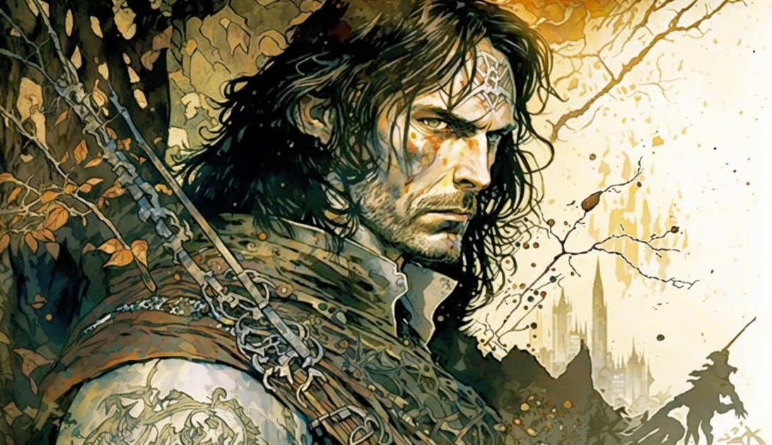 aragorn-art-style-of-michael-kaluta