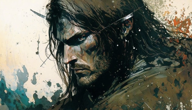 aragorn-art-style-of-sergio-toppi