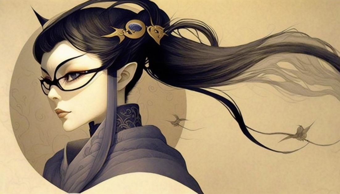 bayonetta-art-style-of-ohara-koson