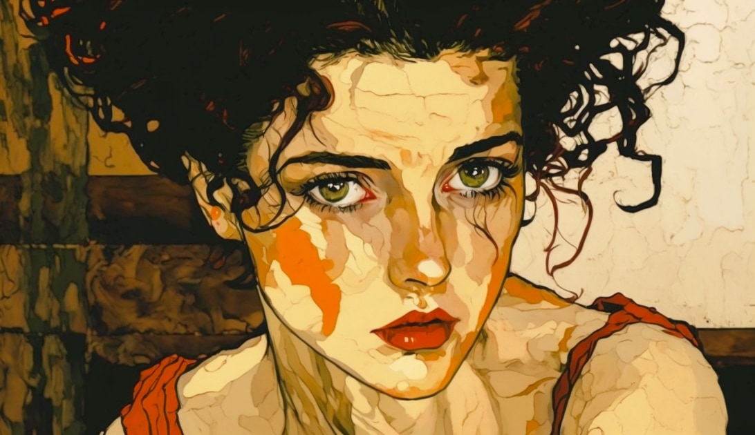 bella-swan-art-style-of-egon-schiele