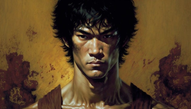bruce-lee-art-style-of-gerald-brom