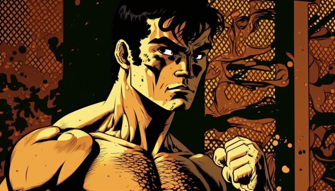 bruce-lee-art-style-of-jack-kirby