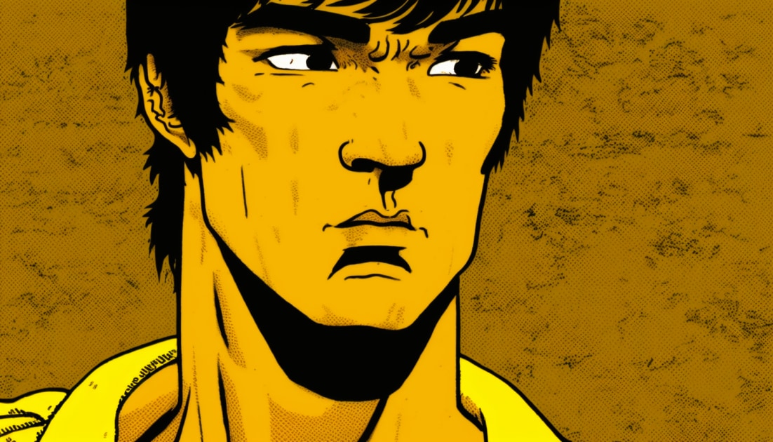 bruce-lee-art-style-of-toshio-saeki