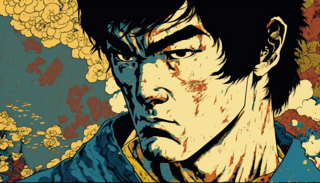 bruce-lee-art-style-of-utagawa-kuniyoshi