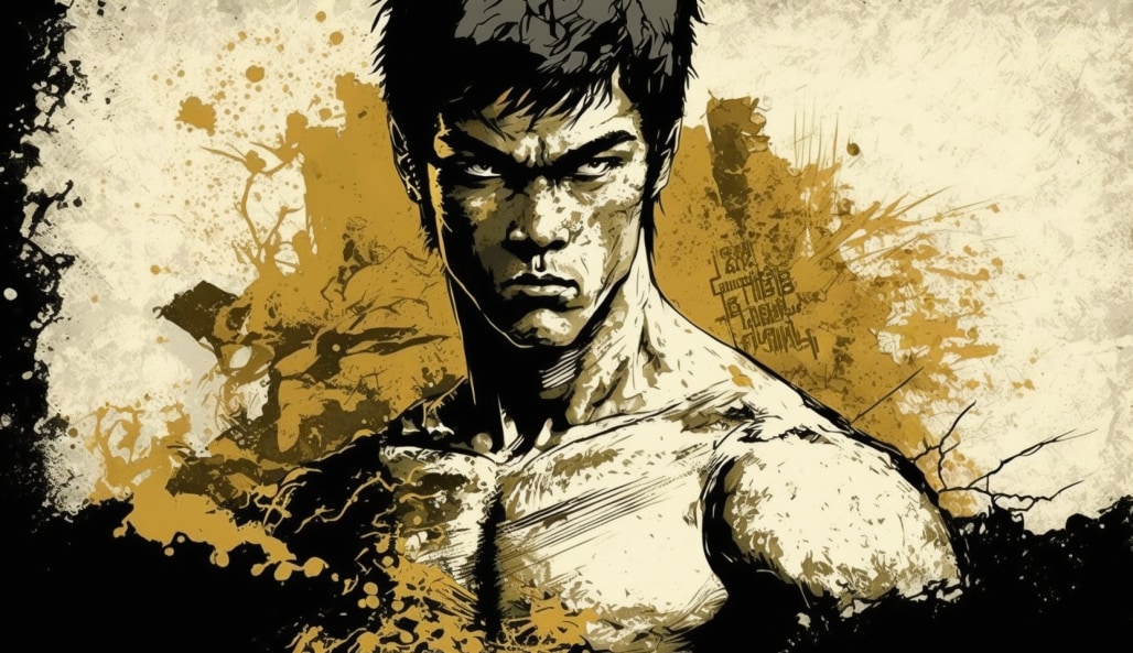 bruce-lee-art-style-of-william-timlin