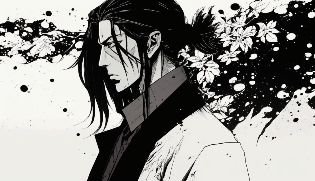 byakuya-kuchiki-art-style-of-kaethe-butcher