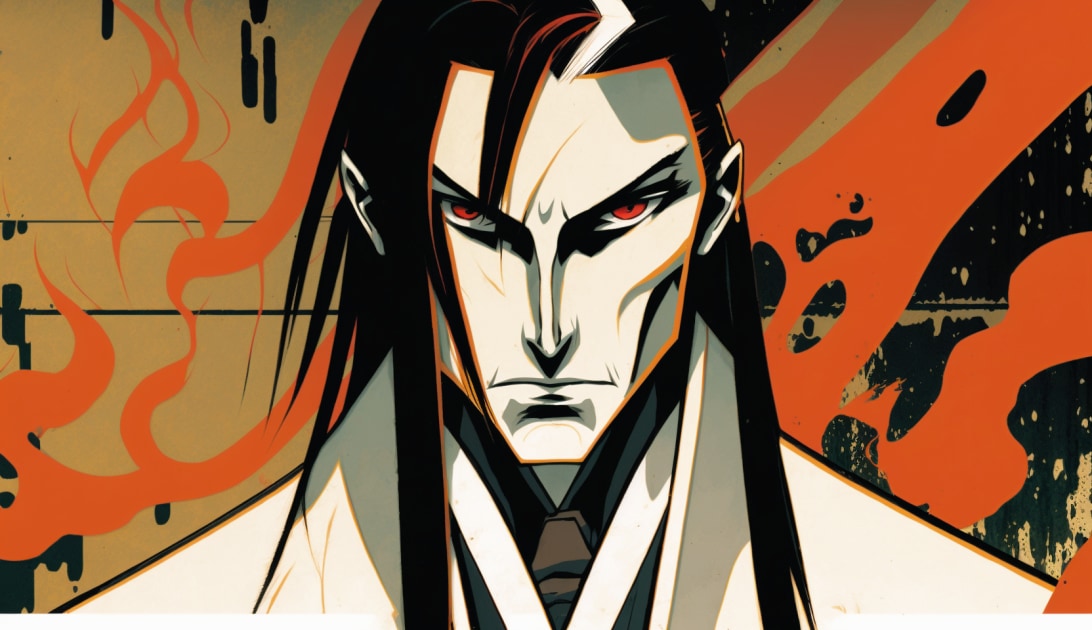 byakuya-kuchiki-art-style-of-steve-rude