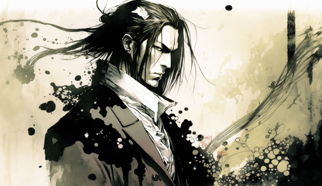 byakuya-kuchiki-art-style-of-yoshitaka-amano