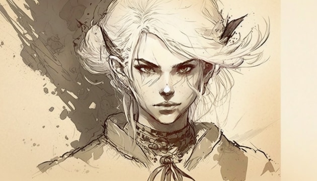ciri-art-style-of-claire-wendling
