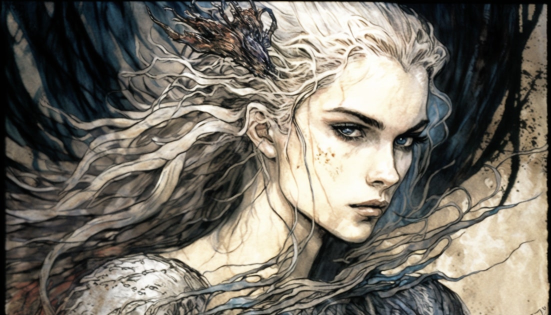 daenerys-targaryen-art-style-of-arthur-rackham