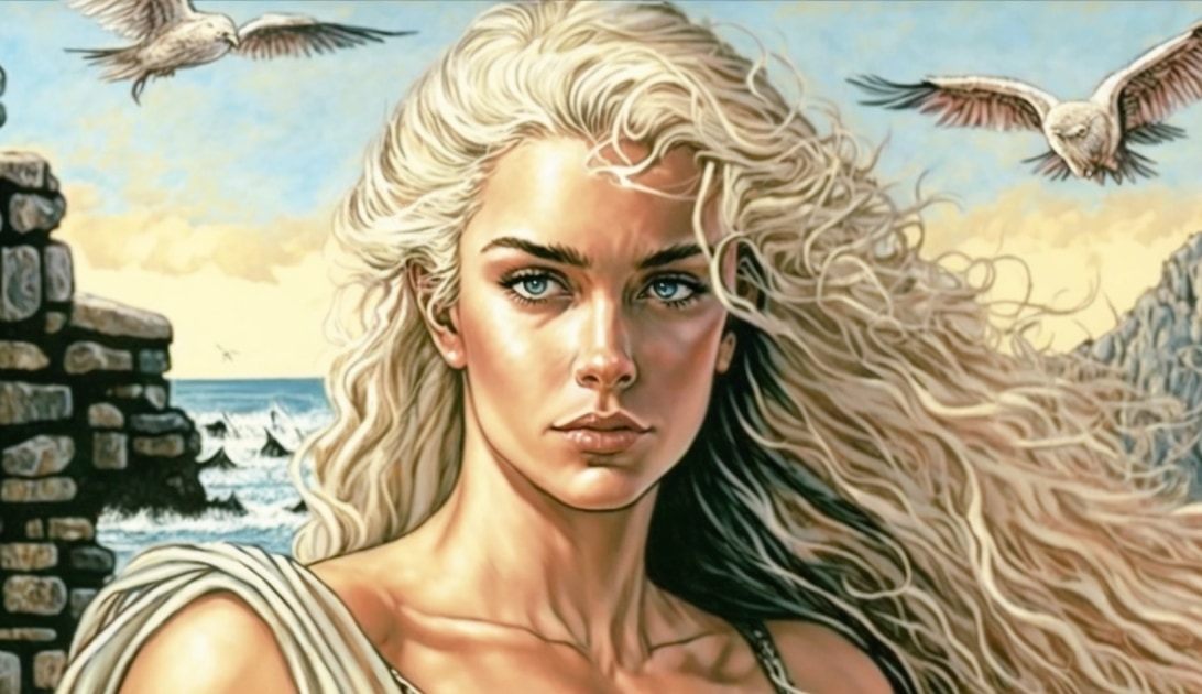 daenerys-targaryen-art-style-of-larry-elmore