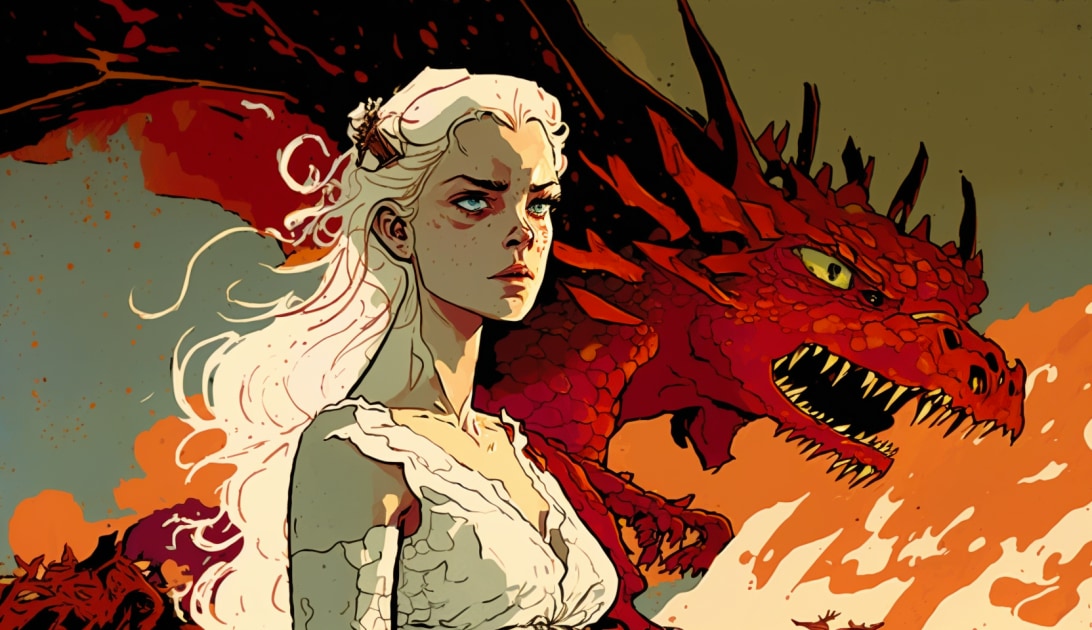 daenerys-targaryen-art-style-of-ralph-bakshi