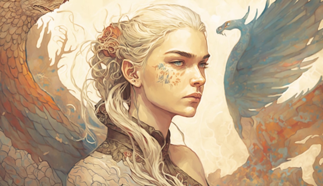 daenerys-targaryen-art-style-of-rebecca-guay