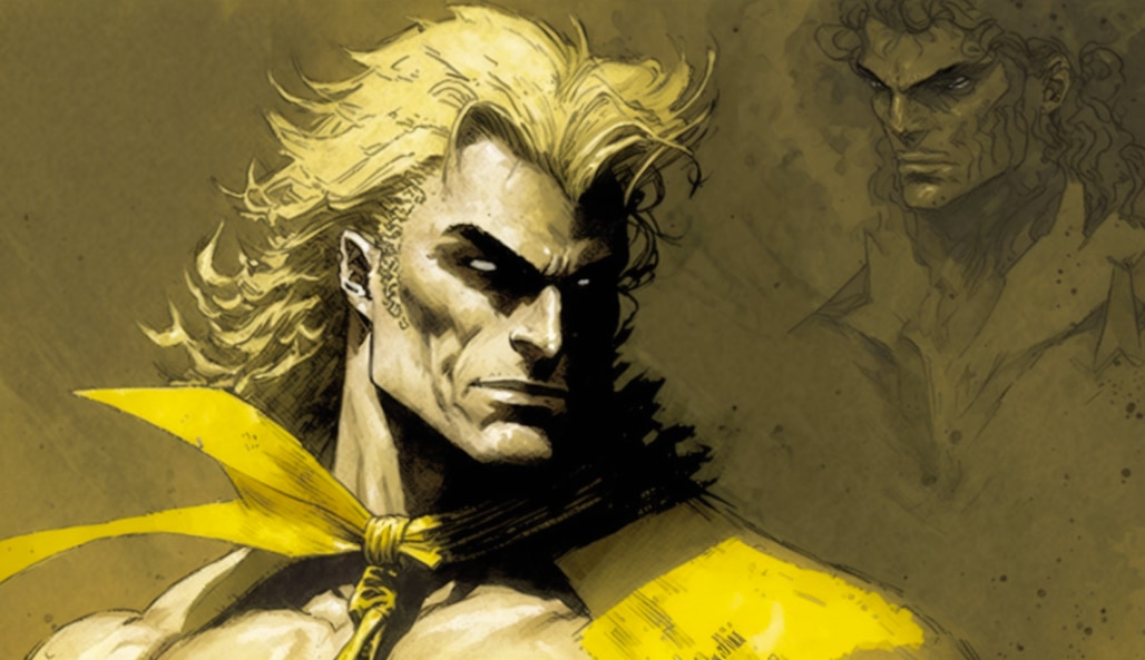 Dio Brando in the Art Style of Aiartes