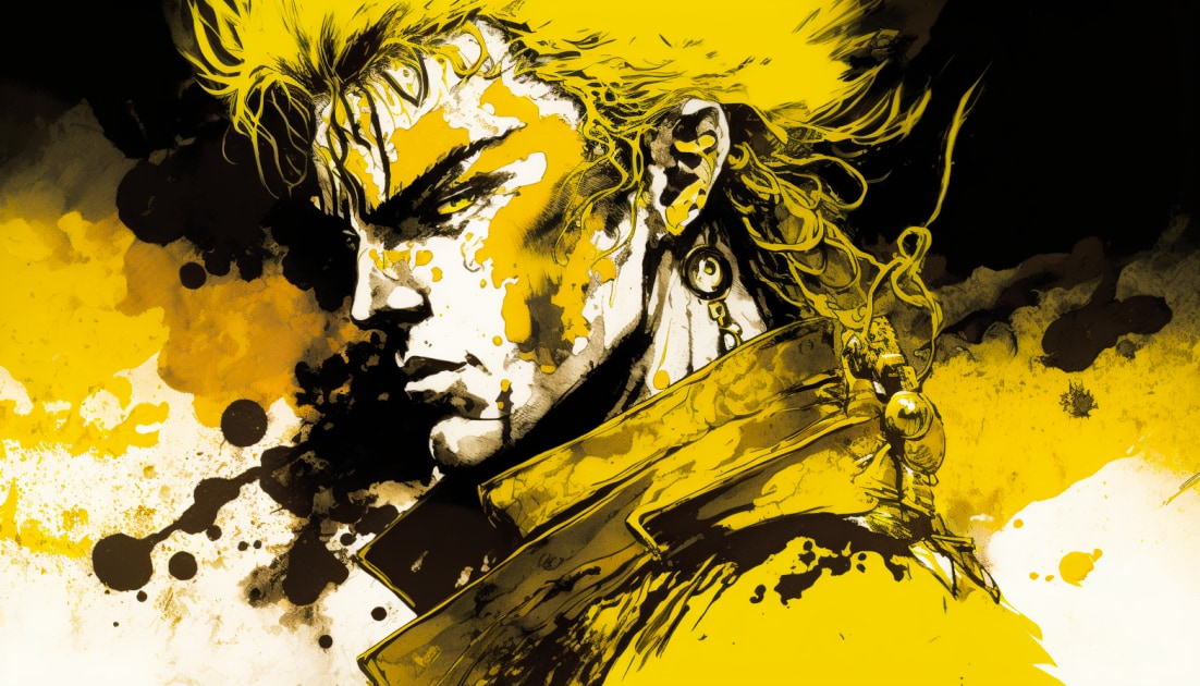 dio-brando-art-style-of-yoshitaka-amano