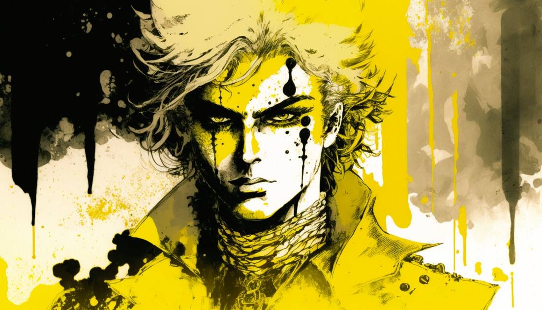 dio-brando-art-style-of-yoshitaka-amano