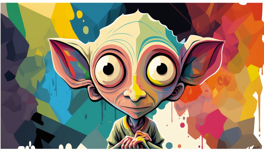 dobby-art-style-of-jon-burgerman