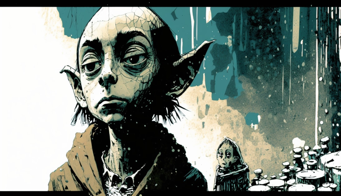 dobby-art-style-of-sergio-toppi