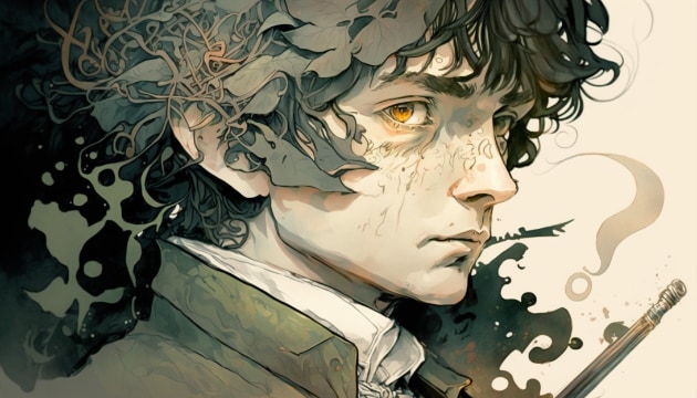 frodo-baggins-art-style-of-aiartes