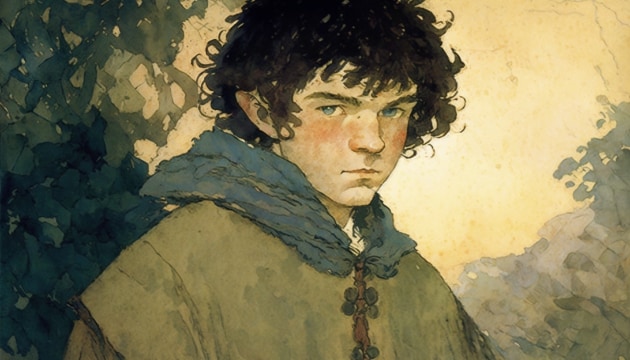 frodo-baggins-art-style-of-edmund-dulac