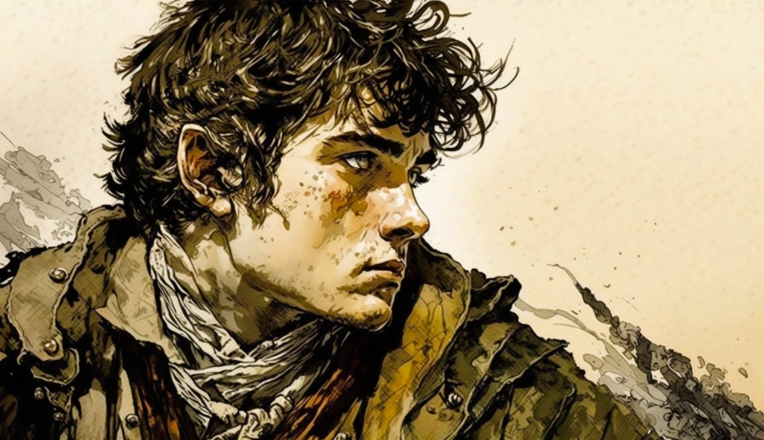 frodo-baggins-art-style-of-heinrich-kley