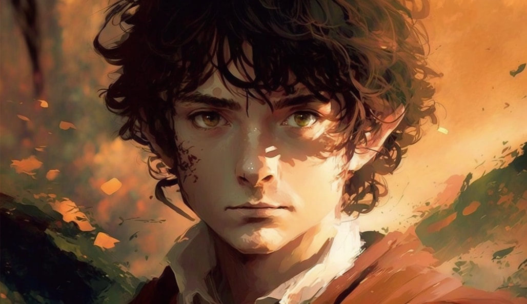 frodo-baggins-art-style-of-ilya-kuvshinov