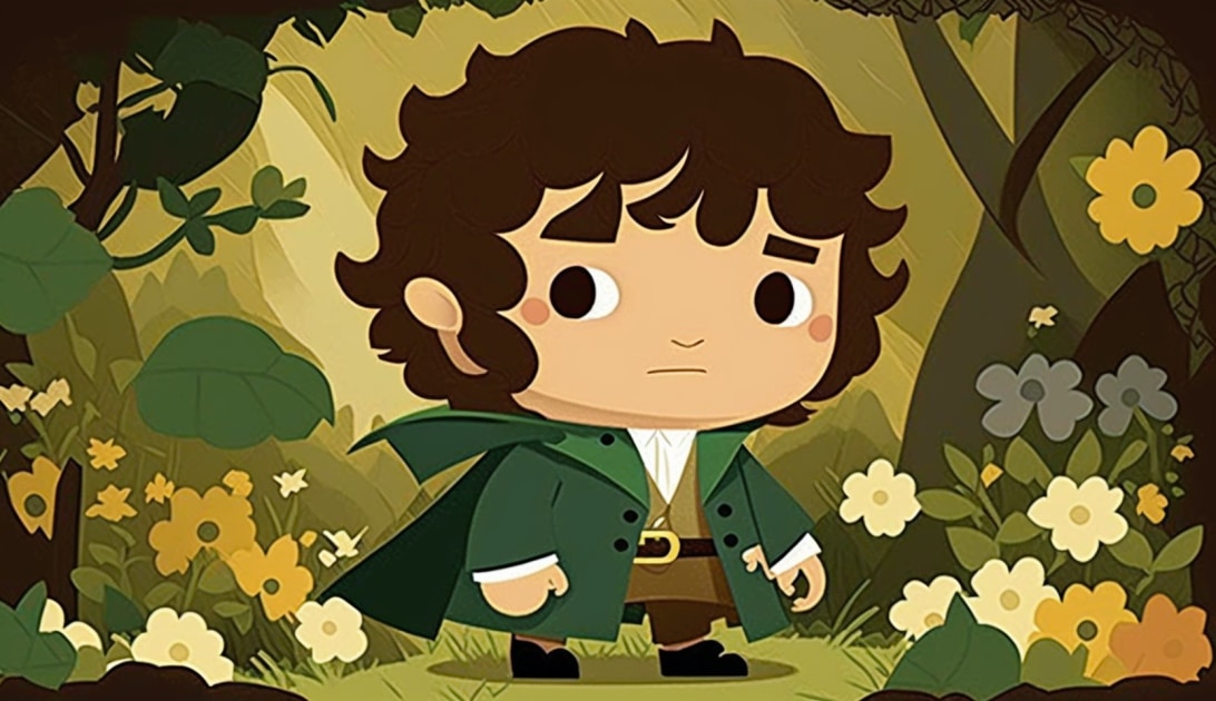 frodo-baggins-art-style-of-mary-blair