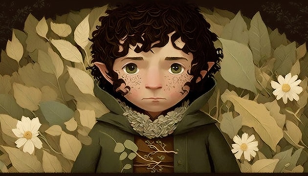frodo-baggins-art-style-of-tracie-grimwood