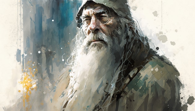 gandalf-art-style-of-alex-maleev