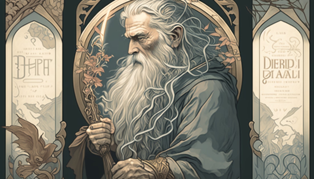 gandalf-art-style-of-alphonse-mucha