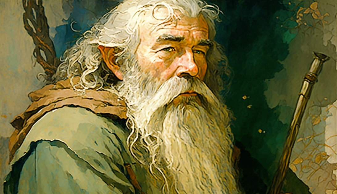 gandalf-art-style-of-elizabeth-shippen-green