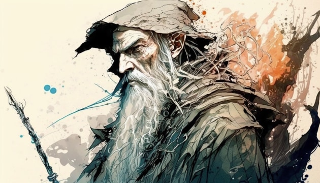 gandalf-art-style-of-eric-canete